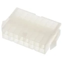 Molex Mini-Fit Jr Male Connector Housing 4.2mm Pitch 16 Way 2 Row Straight Panel Mount Nylon 39-01-2161
