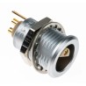 RS PRO Circular Connector, 2 Contacts, Panel Mount, 14 mm, Socket, Female, IP50, Solder, 15A ERN.1S.302.CLL
