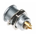 RS PRO Circular Connector, 2 Contacts, Panel Mount, 14 mm, Socket, Female, IP50, Solder, 15A ERN.1S.302.CLL