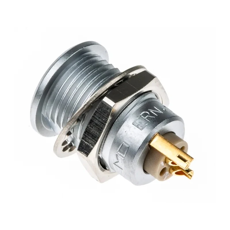 RS PRO Circular Connector, 2 Contacts, Panel Mount, 14 mm, Socket, Female, IP50, Solder, 15A ERN.1S.302.CLL
