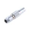 LEMO Circular Connector 4 Contacts Cable 9.5 mm Plug Male IP50 Brass Solder Push-Pull FGG.0B.304.CLAD42