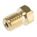 RS PRO 3D Printer Brass Nozzle 0.5 mm M6 Thread 173-4717