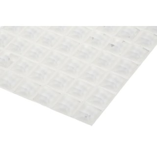 RS PRO Square Polyurethane Self-Adhesive Feet, Square, 20.6mm Diameter, 7.6mm Thickness, FSQ821, 173-5957