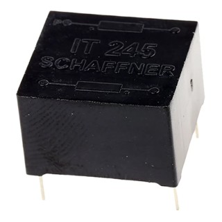 Schaffner Through Hole Pulse Transformer, 8 mH, 3A, 1:1 Turns Ratio, 8kV Isolation, IT245