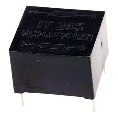 Schaffner Through Hole Pulse Transformer, 8 mH, 3A, 1:1 Turns Ratio, 8kV Isolation, IT245