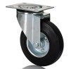 Tente Swivel Castor 100 kg Capacity 125 mm Solid Rubber Wheel Pressed Steel Frame Roller Bearing 3370DVR125P62