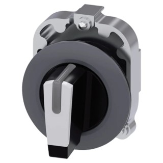 Siemens SIRIUS ACT 3 Position Illuminated Selector Switch Head 30 mm Cutout IP67 IP69K IP66 3SU1062-2DL60-0AA0