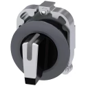 Siemens SIRIUS ACT 3 Position Illuminated Selector Switch Head 30 mm Cutout IP67 IP69K IP66 3SU1062-2DL60-0AA0