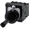 Siemens SIRIUS ACT 3SU11 4-Axis Joystick, Momentary, Round Handle, 10A, Screw Terminal, 3SU1100-7AF10-1QA0