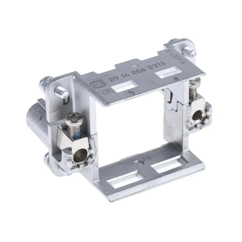 HARTING HAN Modular Metal Frame 6B, Thread Size M3, 4 Contact, Die Cast Zinc, For Standard Han Hoods 09140060313
