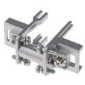Harting Hood Frame, Die Cast Zinc, 1 Way, Top Cable Entry, HAN Modular Series, 10B Size, Black, Model 09140000304