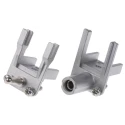 Harting Hood Frame, Die Cast Zinc, 1 Way, Top Cable Entry, HAN Modular Series, 10B Size, Black, Model 09140000304
