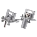 Harting Hood Frame, Die Cast Zinc, 1 Way, Top Cable Entry, HAN Modular Series, 10B Size, Black, Model 09140000304