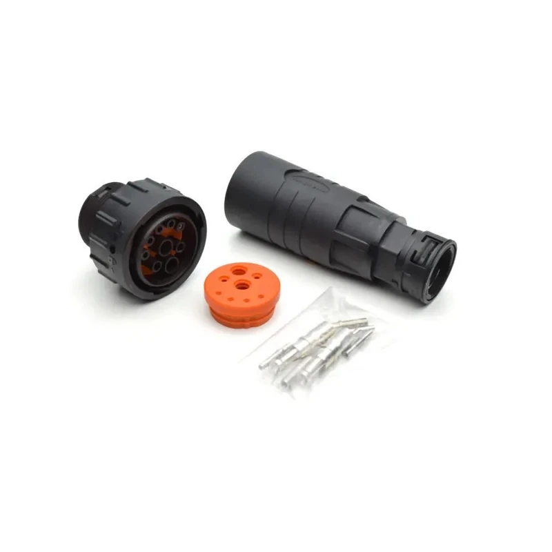 Amphenol Industrial Circular Connector 9 Contacts Cable Socket Female IP67 IP69K Duramate 24V AHDP06-24-91S-BS2-K10X