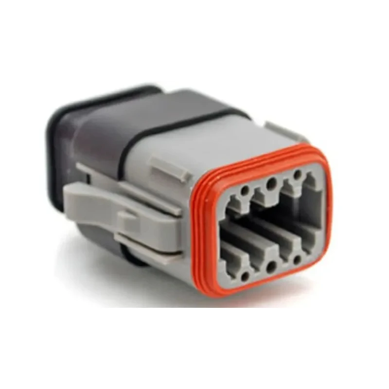 Amphenol Industrial 8 Way Automotive Connector Male, Grey, Cable Mount, Crimp Termination, IP67 AT06-08SA-SRGRY