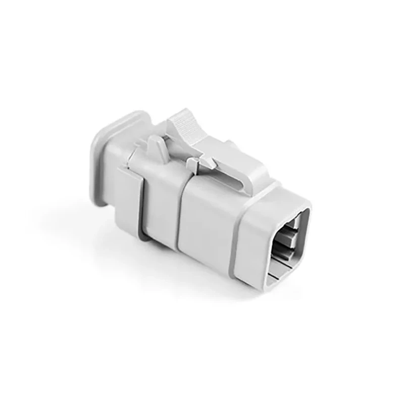 Amphenol Industrial 06 Automotive Connector Male, Grey, Cable, 6 Way, Crimp Termination ATM06-6S-SR01GY