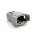 Amphenol Industrial Grey Automotive Connector Female Cable 8 Way Crimp Termination ATM04-08PA