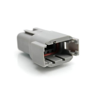 Amphenol Industrial Grey Automotive Connector Female Cable 8 Way Crimp Termination ATM04-08PA