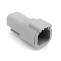 Amphenol Industrial Automotive Connector Female, 4 Way, Grey, Crimp, IP67, Cable Mount ATM04-4P
