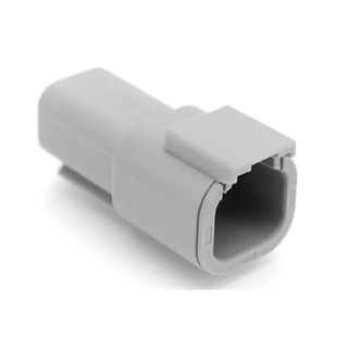 Amphenol Industrial Automotive Connector Female, 4 Way, Grey, Crimp, IP67, Cable Mount ATM04-4P