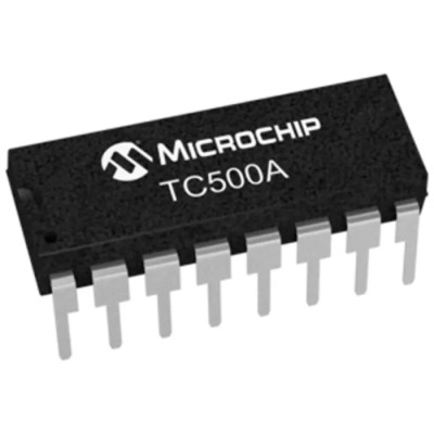 Microchip Analogue Front End IC 17 Bit Simple I/O Precision Analogue Front End, 16-Pin PDIP TC500ACPE