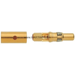 HARTING D-Sub Female Crimp Contact 1.5A Gold-Plated Copper Alloy Heavy Duty Connector 09140006115