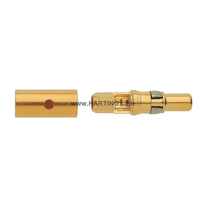 HARTING D-Sub Female Crimp Contact 1.5A Gold-Plated Copper Alloy Heavy Duty Connector 09140006115