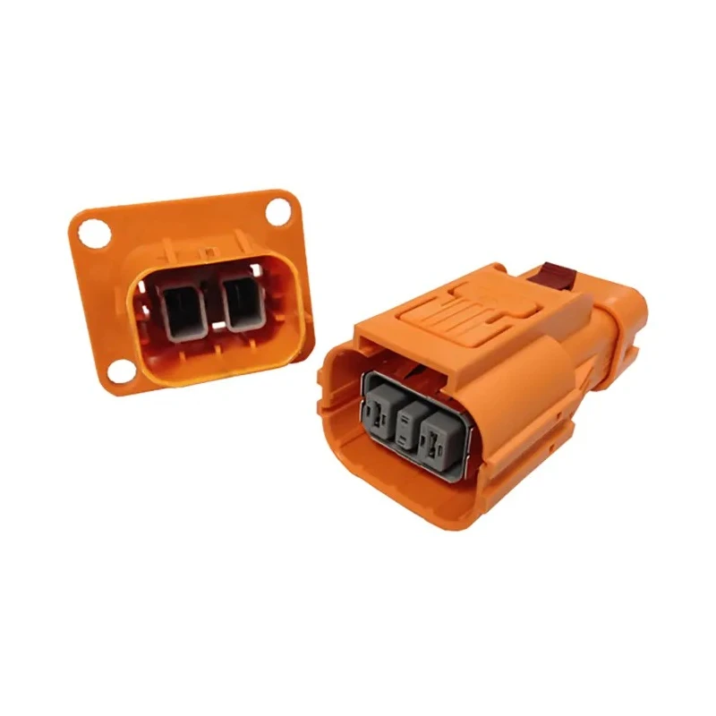 Amphenol Industrial HVSL630 Type EV Connector Male, 40A, 1000V, 2 Contacts, Crimp Termination 