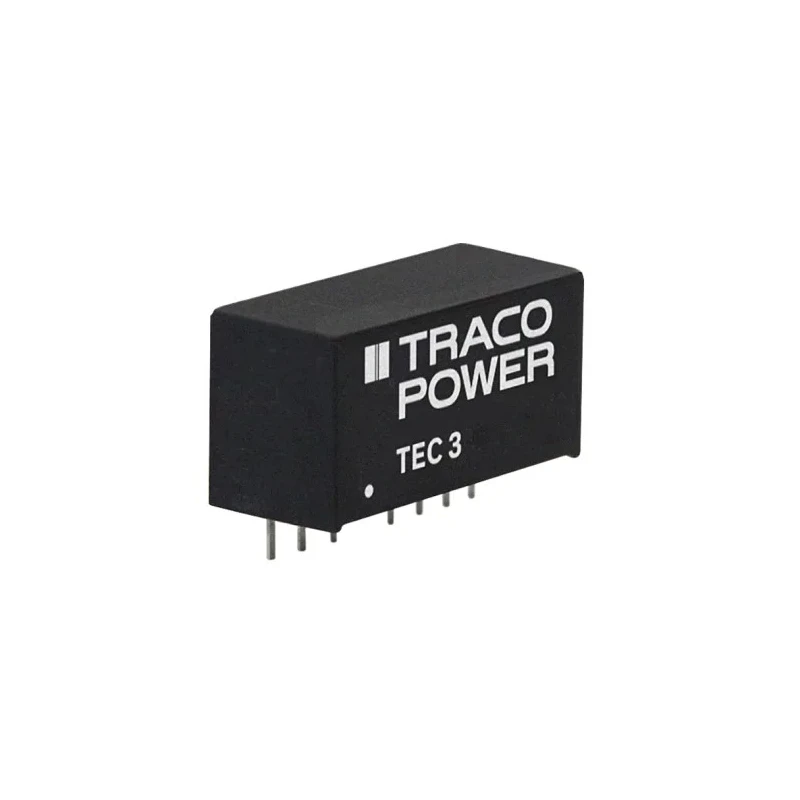 TRACOPOWER TEC 3-0910 DC-DC Converter 3.3V DC Output, 700 mA, 4.5–13.2V DC Input, 3 W, PCB Mount, SIP-8, 90°C Max