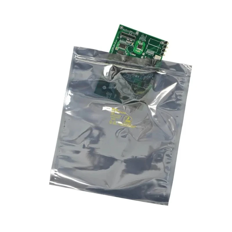 SCS Anti-Static Bag, 254mm Width x 610mm Length, Dissipative Static Shielding, Clear, 0.07mm Thick, 3001024