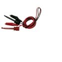Teishin Electric Crocodile Clip Lead, 1 m, Red and Black, Clip Connector, TLA-107