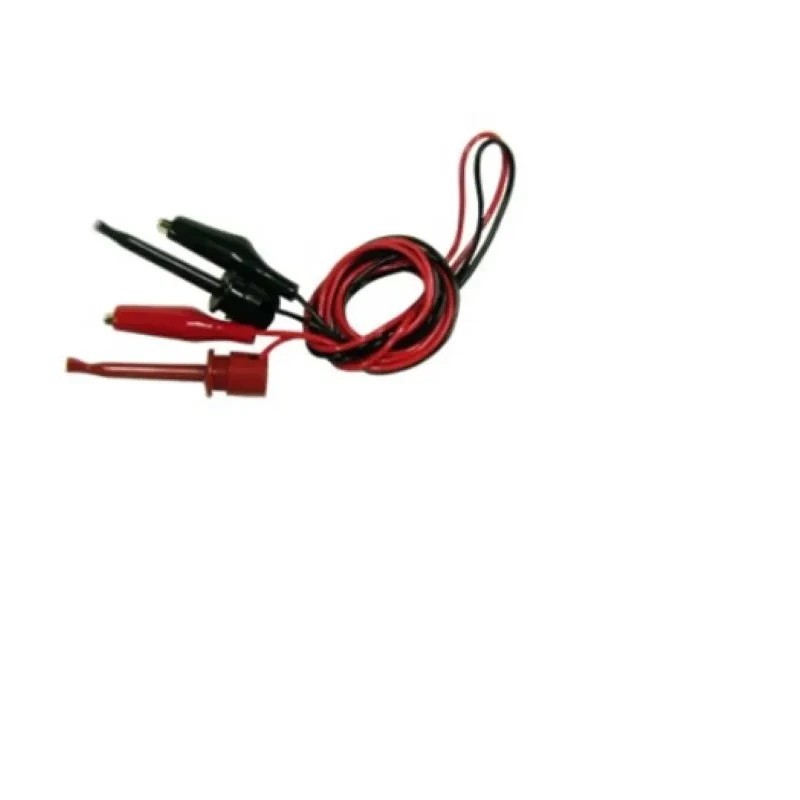 Teishin Electric Crocodile Clip Lead, 1 m, Red and Black, Clip Connector, TLA-107