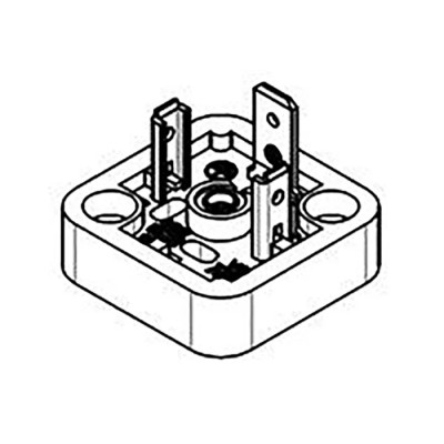 Molex DIN 43650 Solenoid Connector, 2-Pole + Ground, 250VAC 16A, Polypropylene, IP65/IP67 121012-0013