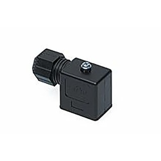 Molex DIN 43650 Solenoid Connector Female, 2+E, 250 V AC, 300 V DC, 16A, DIN 43650 B, Brass Contacts, Black 121202-0001