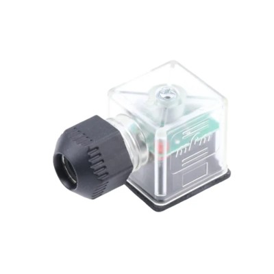 Molex DIN 43650 Solenoid Connector, Female, Indicator Light, 24V, 16A, DIN 43650 A, 2+E, PG9, IP67, 121207-0004