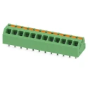 Phoenix Contact SPTAF 1/12-3.5-IL Series Straight Wave Soldering Mount PCB Terminal Block, 12 Contacts, 3.5 mm 1862039
