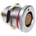 CamdenBoss Circular Connector, 12 Contacts, Panel Mount, M14, Socket, Female, IP68, CamCirc CCM3 Series CCM3S1/12