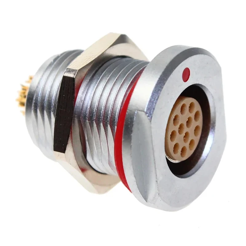 CamdenBoss Circular Connector, 12 Contacts, Panel Mount, M14, Socket, Female, IP68, CamCirc CCM3 Series CCM3S1/12
