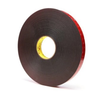 3M VHB Black Foam Tape, Double Sided, Acrylic Adhesive, 12mm x 33m x 0.6mm, High Strength, Model 3M 5925F 12MM X 33M