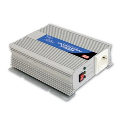 Mean Well 600W Power Inverter, 12V DC Input, 230V AC Output, British 3-Pin Connector, Screw Mount A301-600-F6