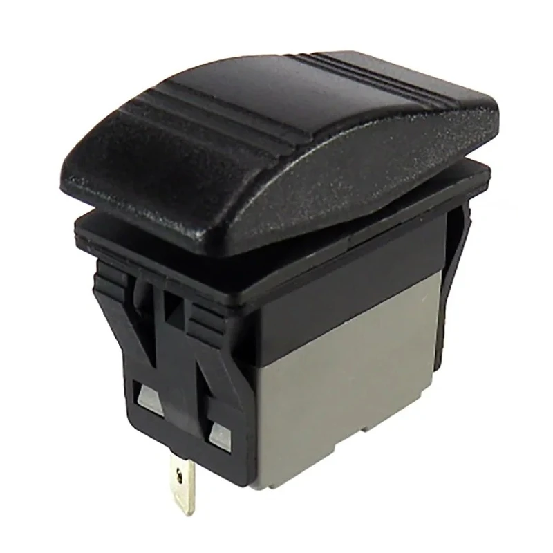RS PRO DPST Momentary Mom-Off Rocker Switch Panel 5A, 250V AC, Polyamide, IP67, Panel Mount, Rectangular Actuator 174-8307