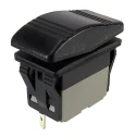 RS PRO SPDT On-Off-On Rocker Switch Panel 174-8331, Polyamide, 16/20A, Panel Mount, IP67, 250V AC, Rectangular, MR Series
