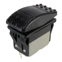 RS PRO DPDT Momentary On-On Rocker Switch Panel, 174-8339, Polyamide, Panel Mount, IP67, 16/20A, 250V AC, 30V DC