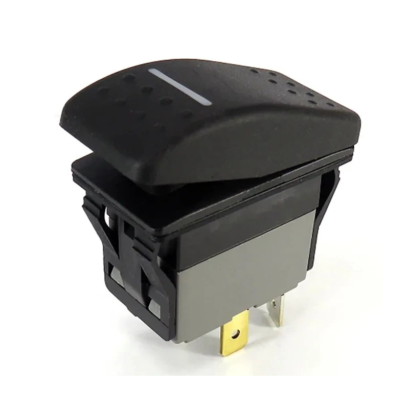 RS PRO DPDT Momentary On-On Rocker Switch Panel, 174-8339, Polyamide, Panel Mount, IP67, 16/20A, 250V AC, 30V DC