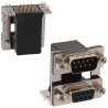 Norcomp Right Angle PCB D-Sub Connector, 9 Contacts, 2.77 mm Pitch, Steel Housing, Gold-Plated Brass 178-009-613R491
