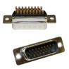 Norcomp Panel Mount D-Sub Connector, 44 Contacts, Female, Straight, 2.29 mm Pitch, 5A, Steel Housing, 180-044-203L001