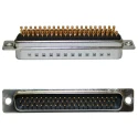 Norcomp Panel Mount D-Sub Connector, 44 Way, 2.286 mm Pitch, Male, Straight, 180-M44-103L001