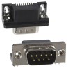 Norcomp Right Angle 25 Way D-Sub Connector, Through Hole, 2.77 mm Pitch, 5A, Male, 4 to 40 Insert, 182-025-113R531