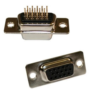 Norcomp 44-Way Straight Female D-Sub Connector, 2.29 mm Pitch, Through Hole, 500V, 3A, 180-044-213R911