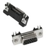 Norcomp 9-Way Right Angle D-Sub Connector, 2.77 mm Pitch, Surface Mount Board Lock, Female, Steel Body, 5A, 190-009-263R001